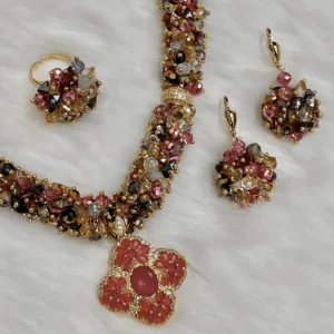 Metal Necklace For Women, Jewelry accessories Set.